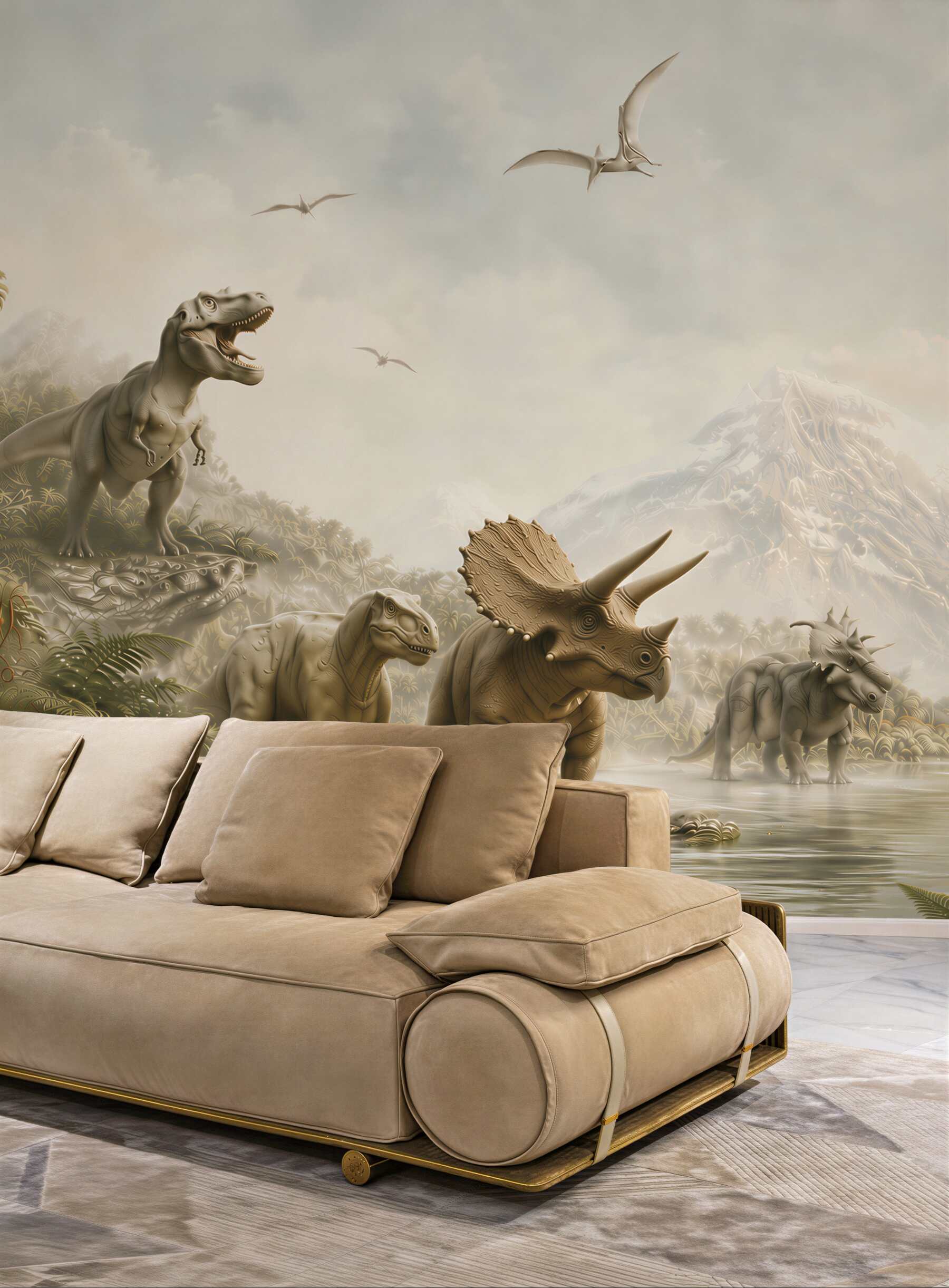 Fototapeta dinozaury jurajskie