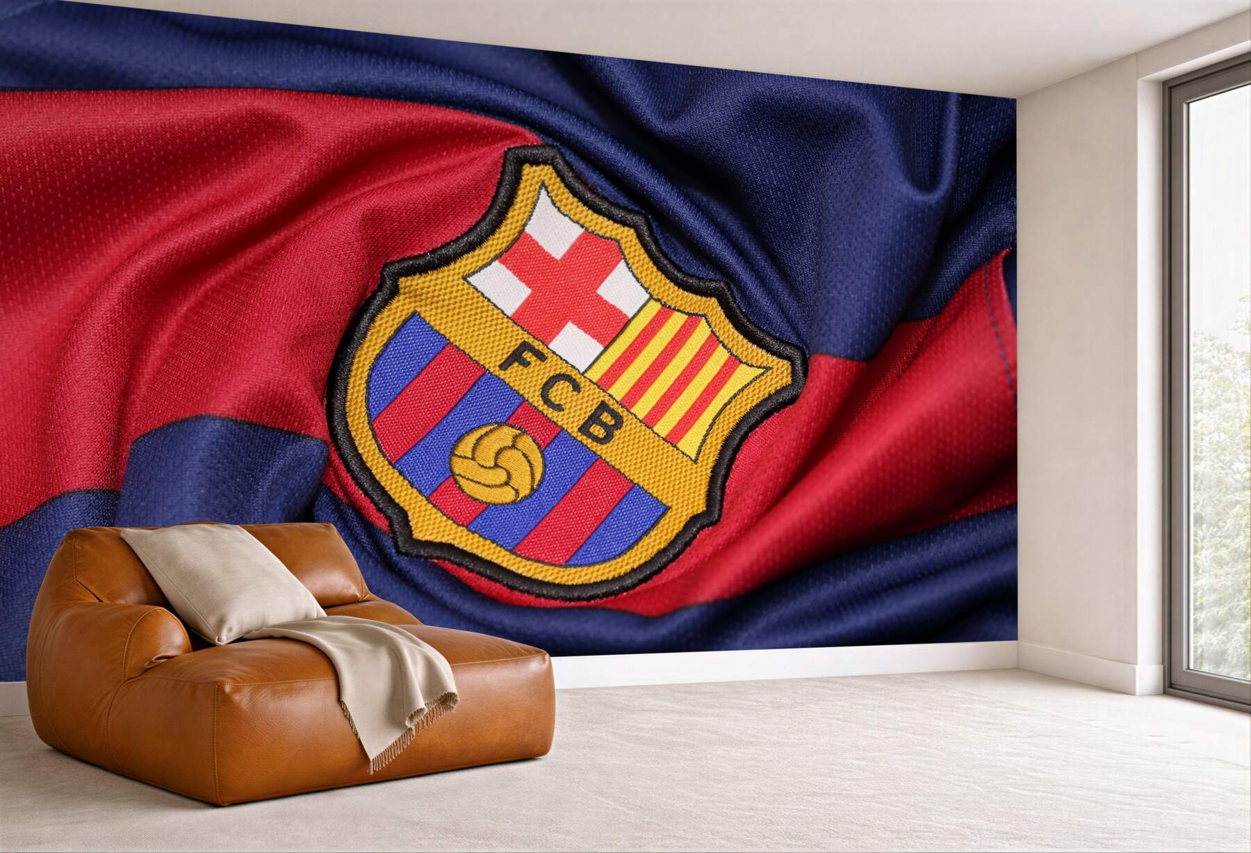 Fototapeta godło klubu piłkarskiego barcelony