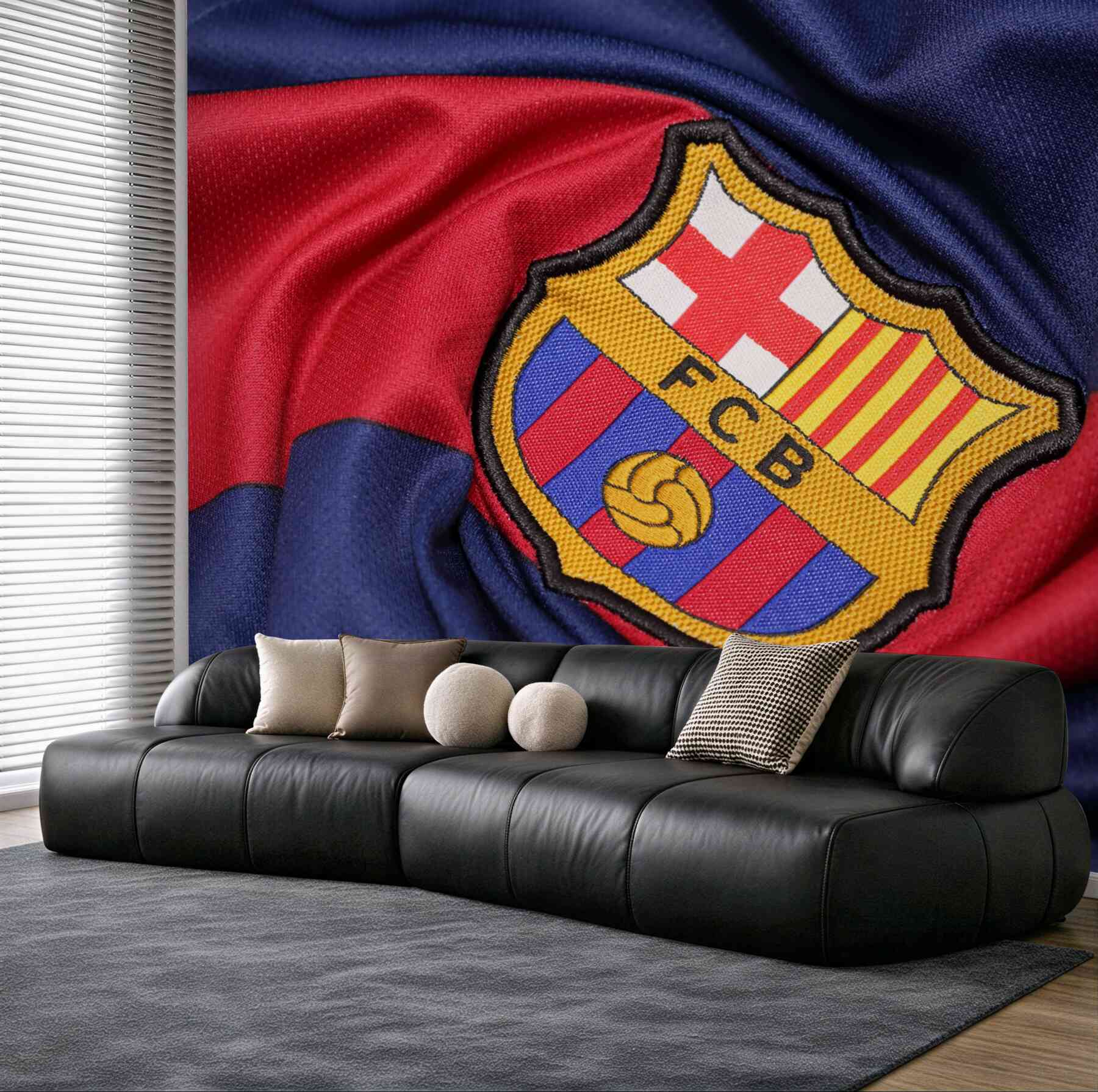 Fototapeta godło klubu piłkarskiego barcelony