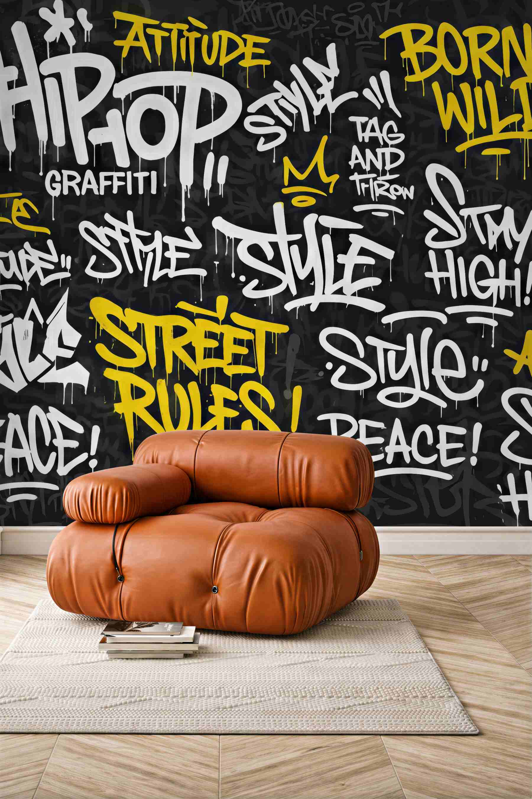 Fototapeta hip-hopowy graffiti styl uliczny