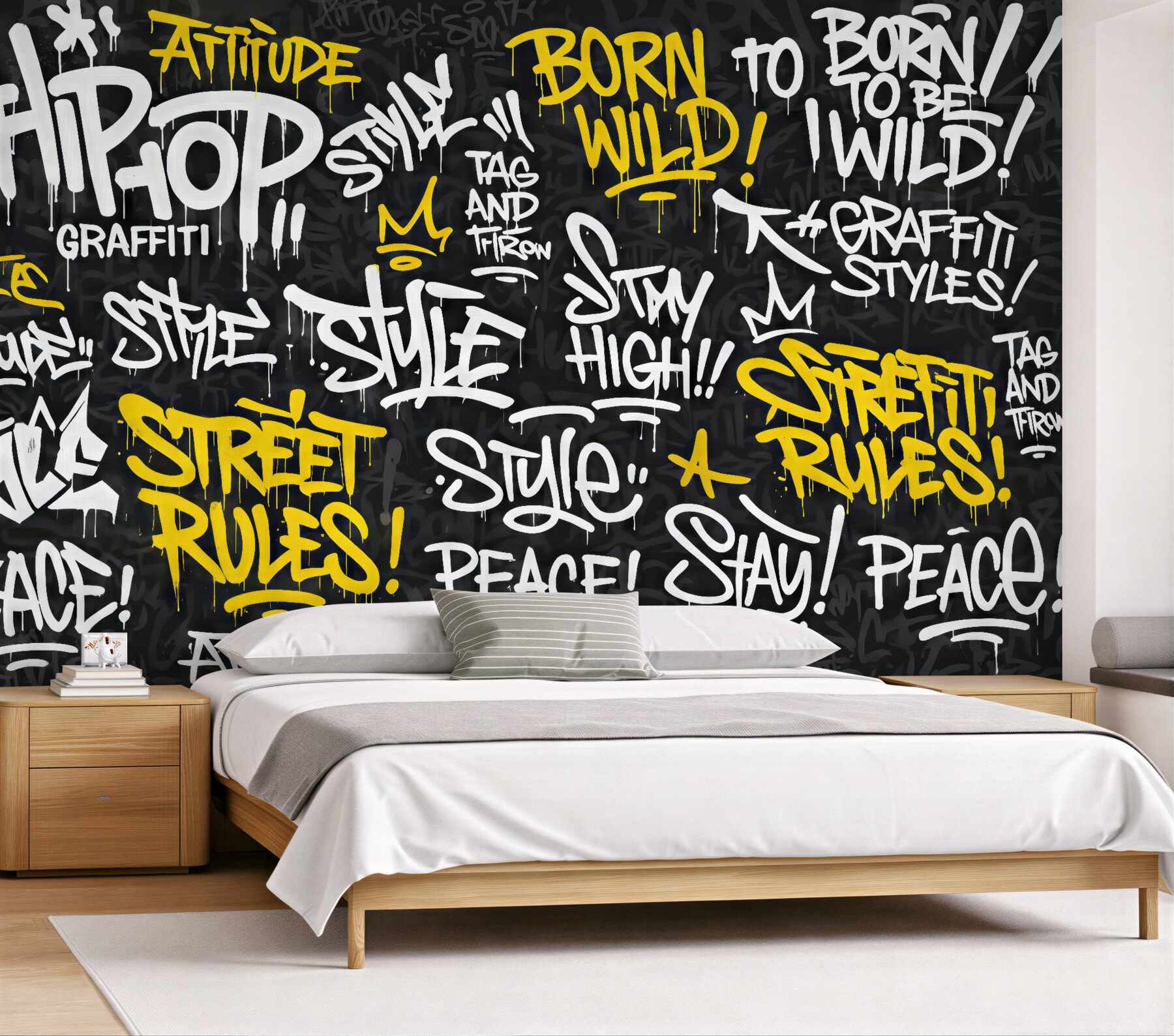 Fototapeta hip-hopowy graffiti styl uliczny