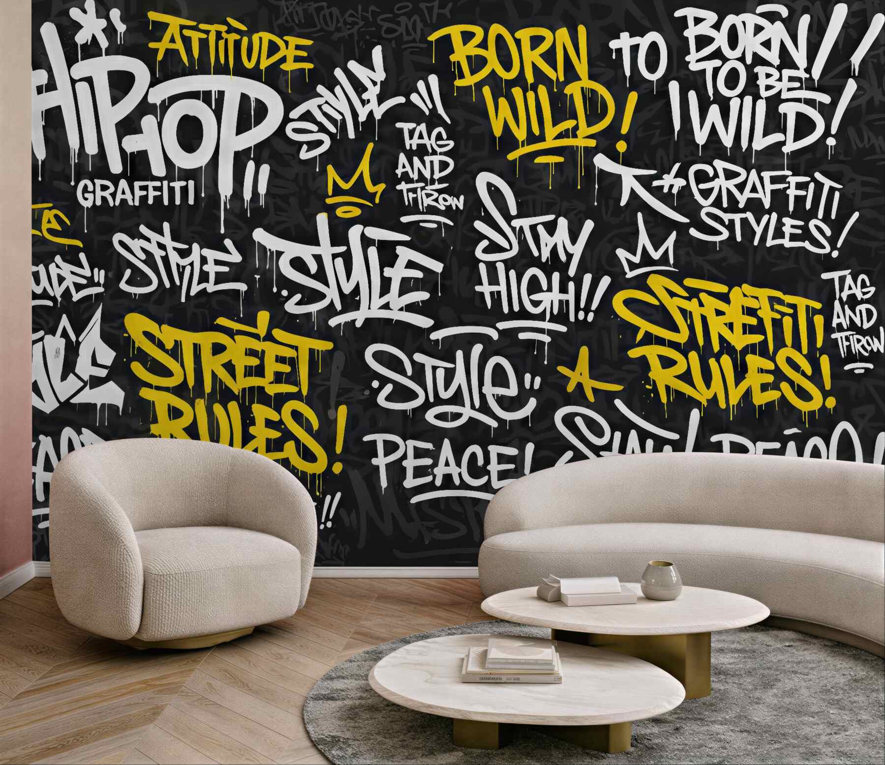 Fototapeta hip-hopowy graffiti styl uliczny
