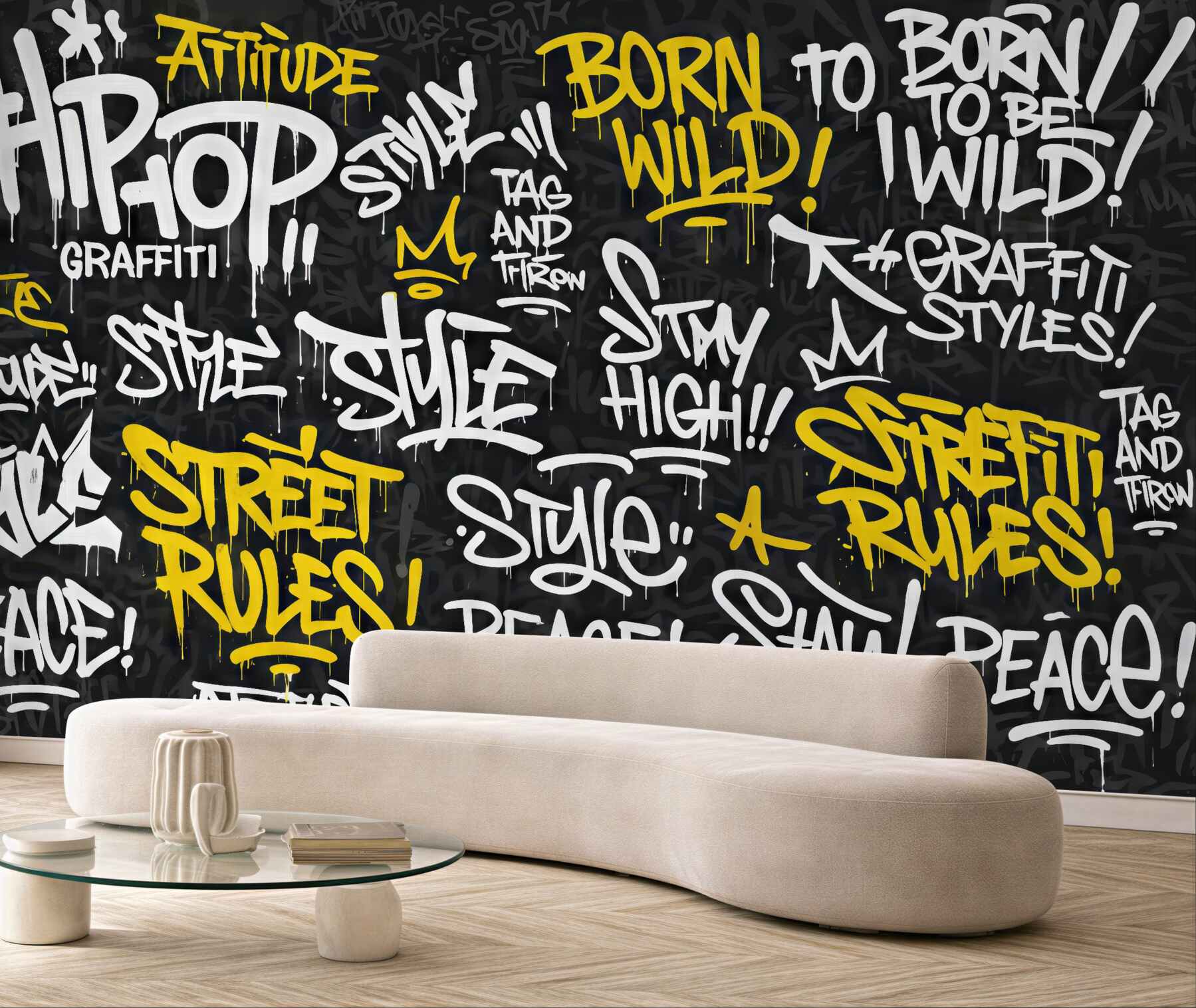 Fototapeta hip-hopowy graffiti styl uliczny
