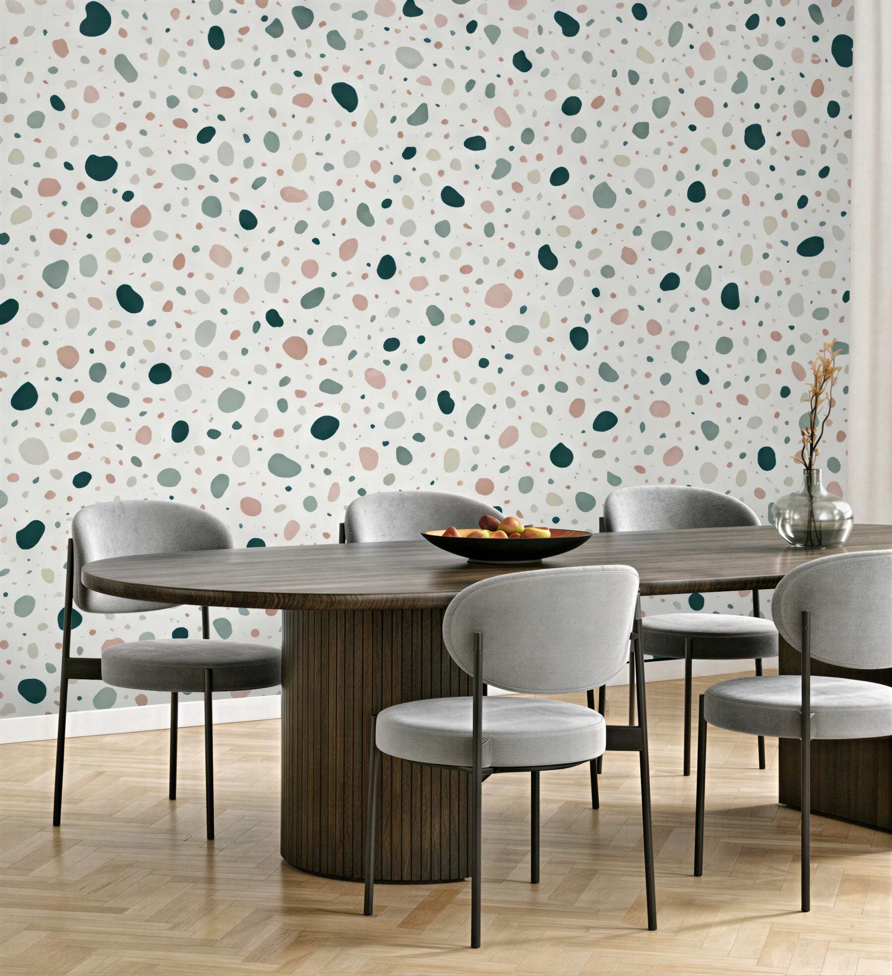 Fototapeta pastelowe terrazzo w subtelnym stylu