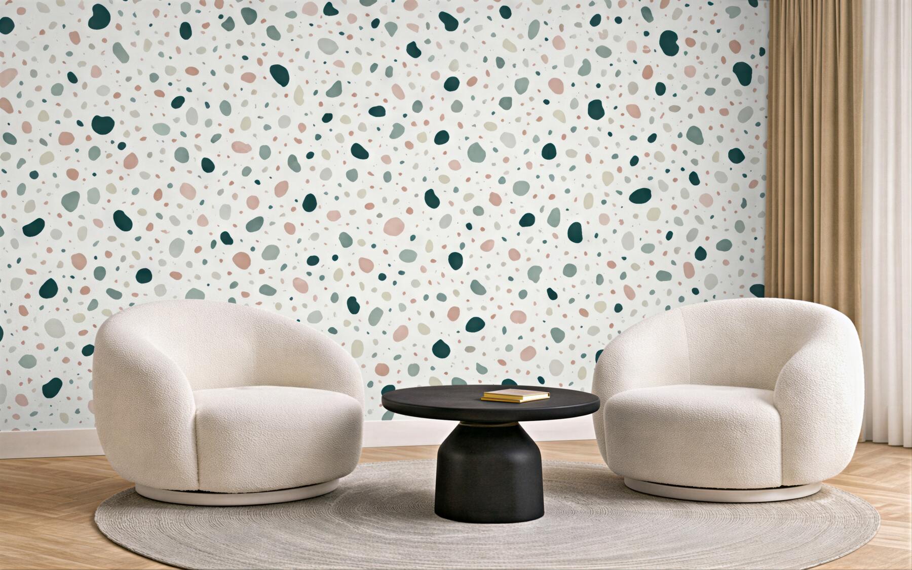 Fototapeta pastelowe terrazzo w subtelnym stylu