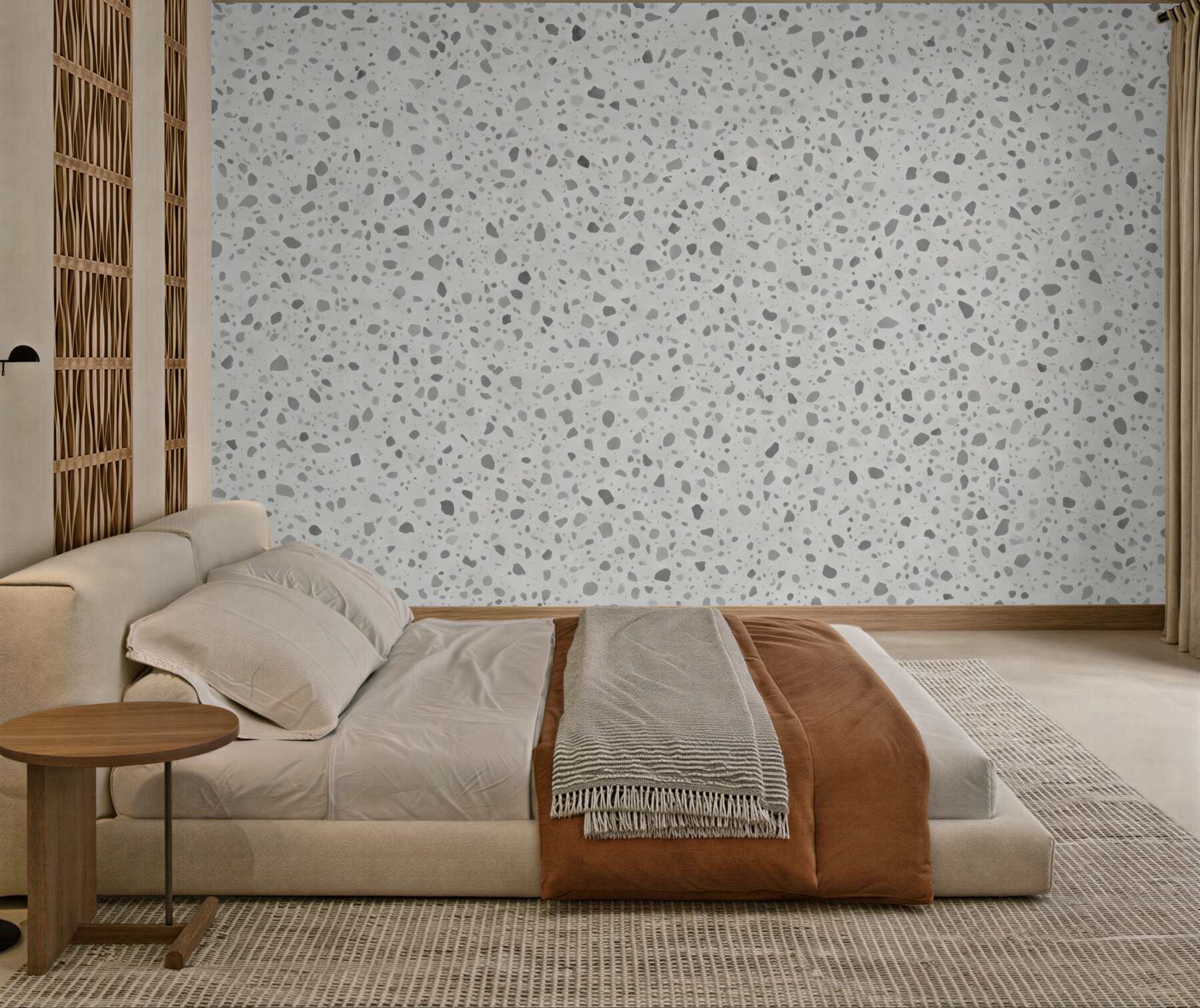 Fototapeta szare terrazzo w nowoczesnym stylu