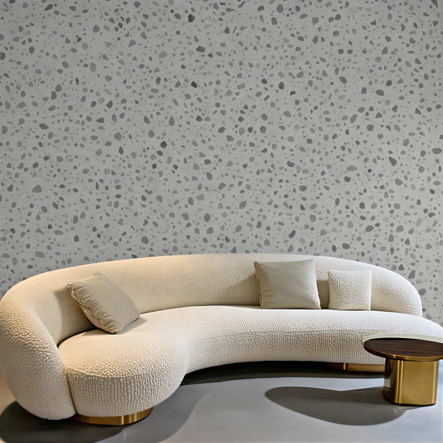 Fototapeta szare terrazzo w nowoczesnym stylu