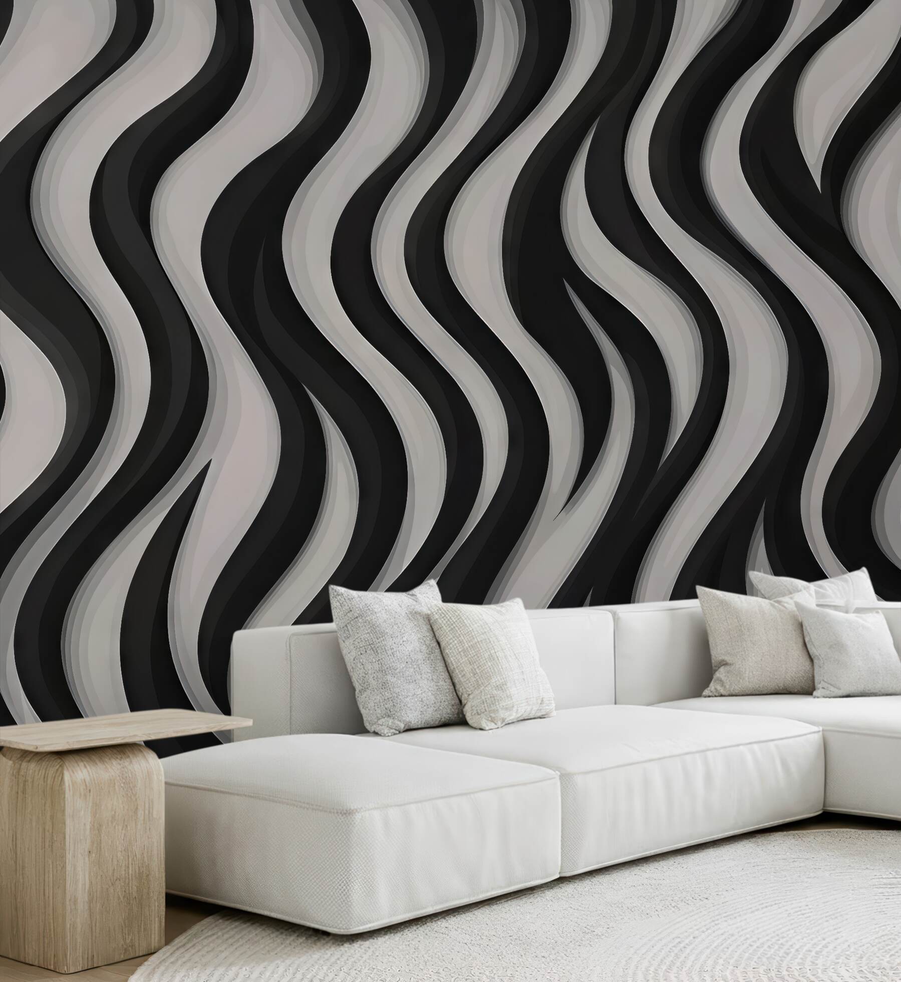 Fototapeta faliste pasy zebra
