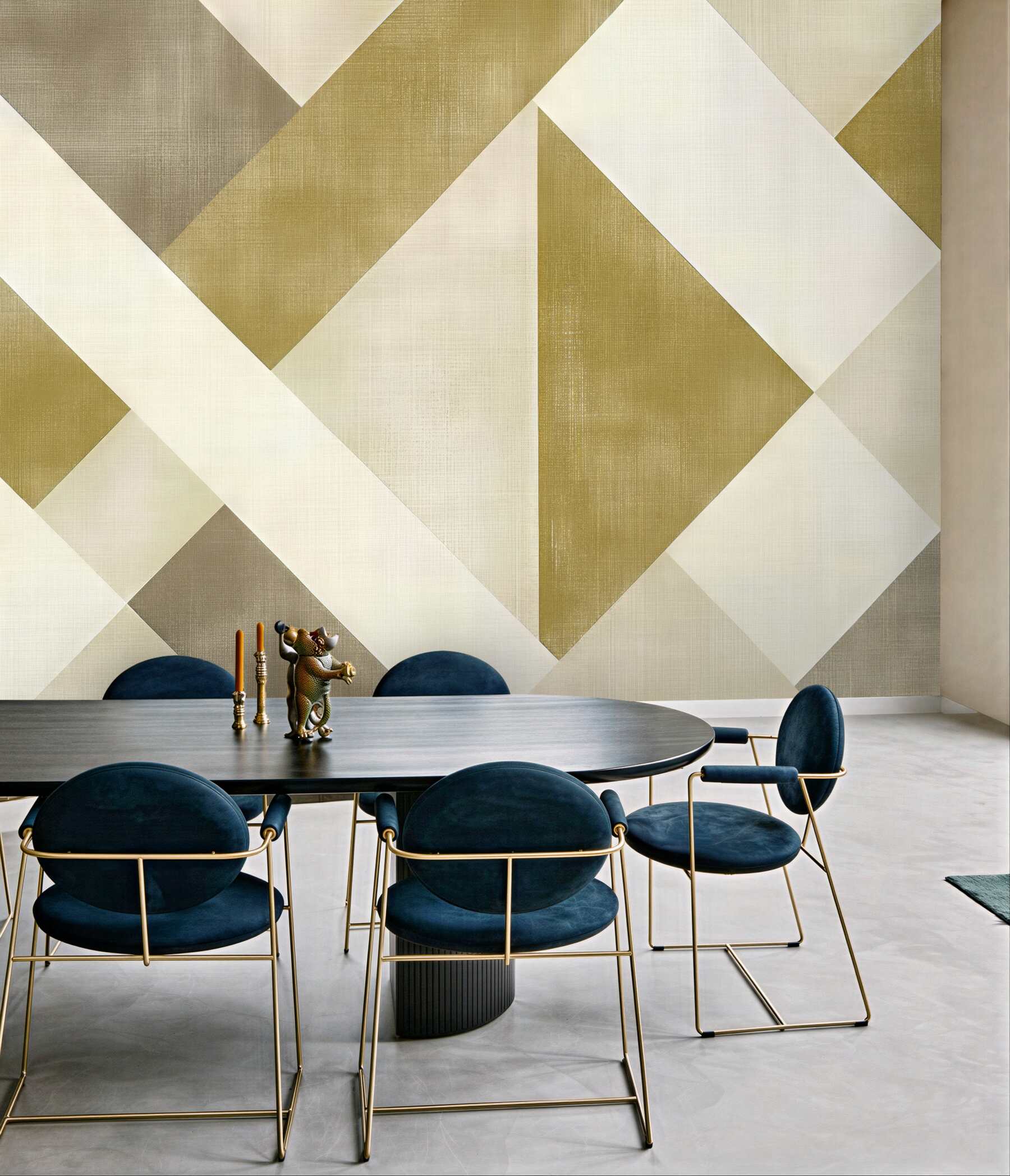 Fototapeta beżowa geometria eleganckiego spokoju