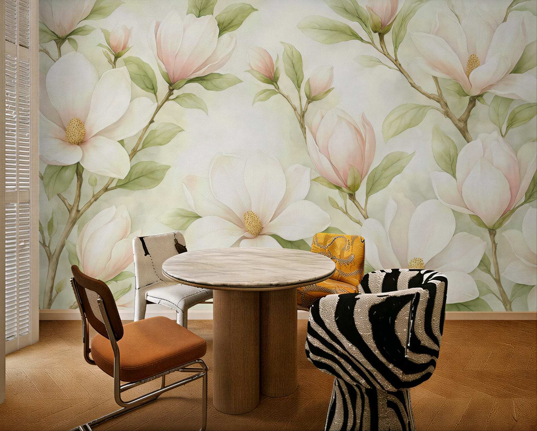 Fototapeta pastelowe magnolie w wiosennym blasku