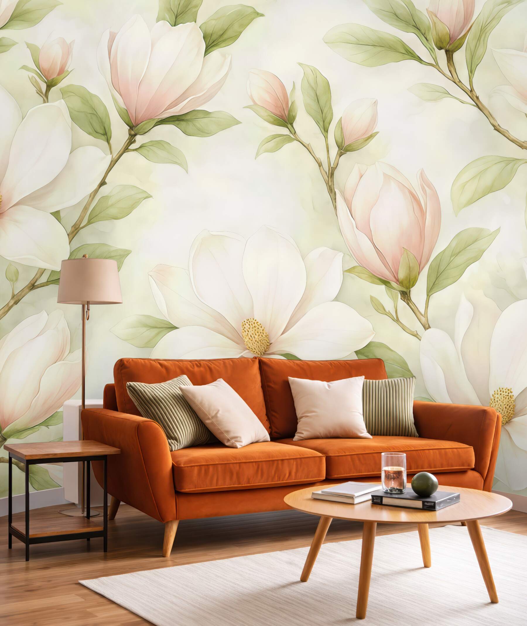 Fototapeta pastelowe magnolie w wiosennym blasku