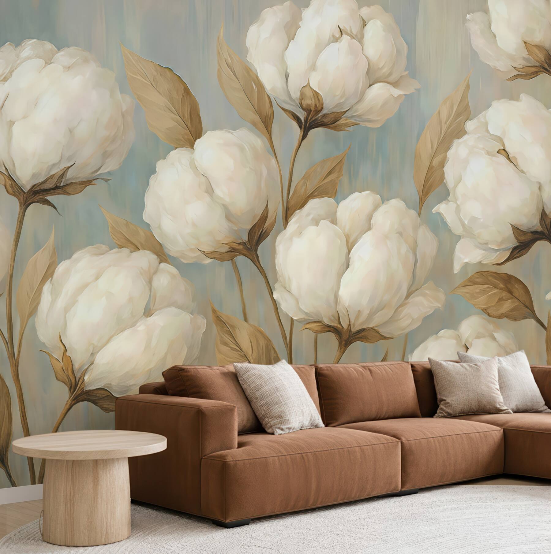 Fototapeta kremowe magnolie w subtelnej harmonii