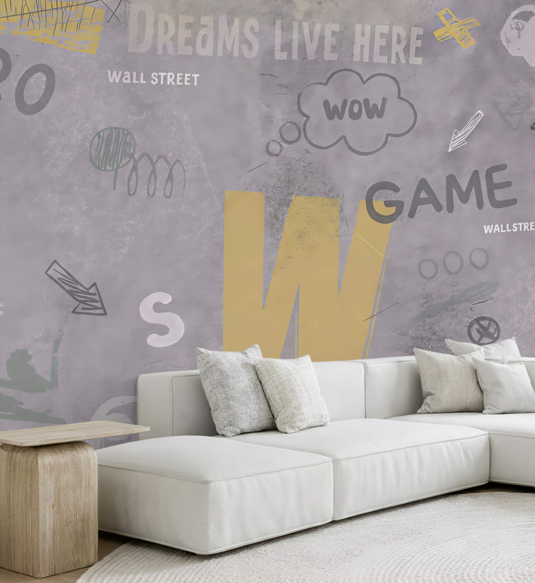 Fototapeta młodzieżowy napis game w stylu streetwear