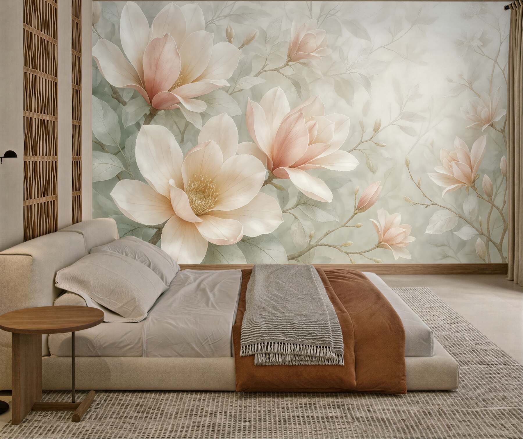 Fototapeta delikatne magnolie w pastelowej mgiełce