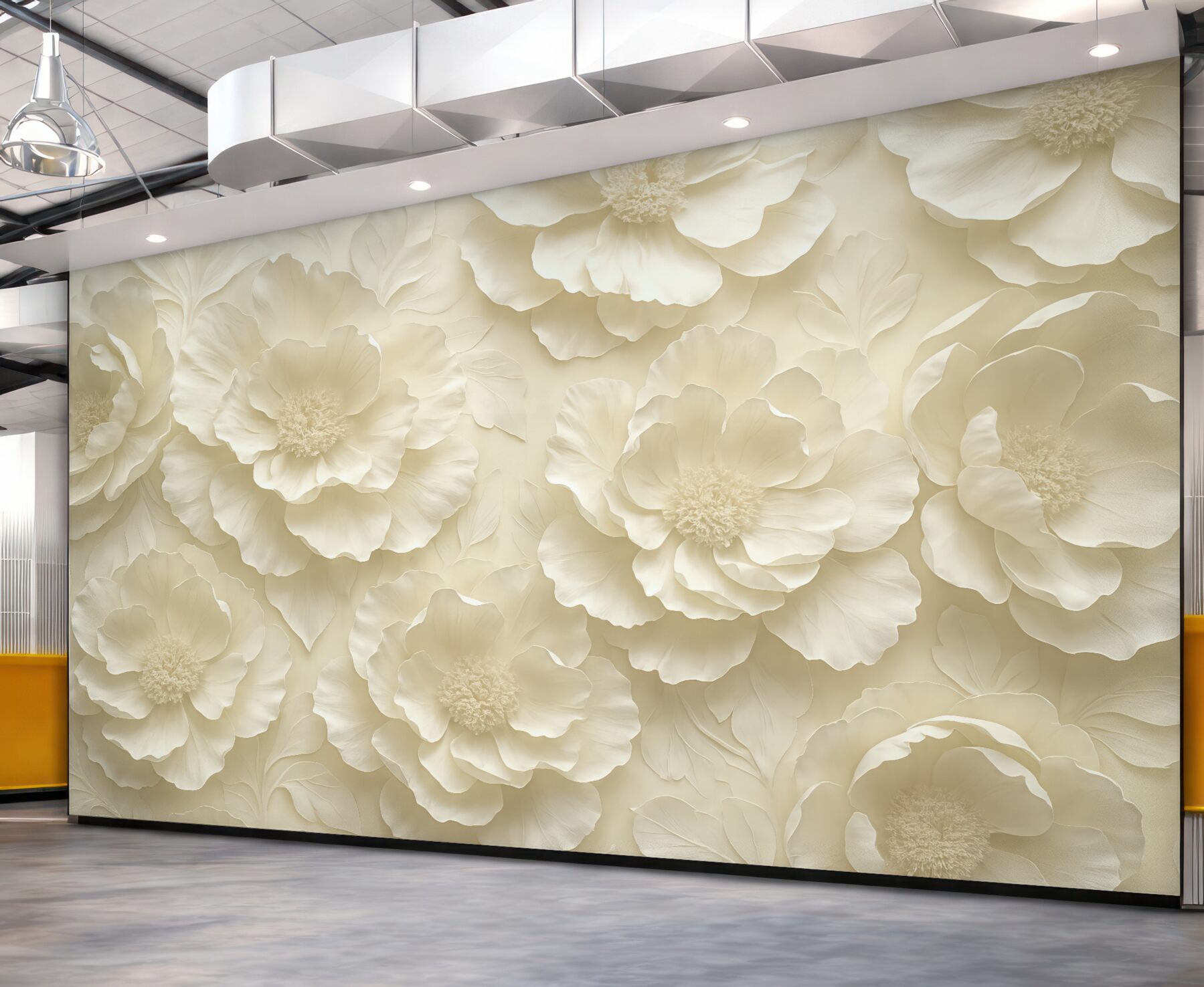 Fototapeta kremowe peonie w subtelnej elegancji