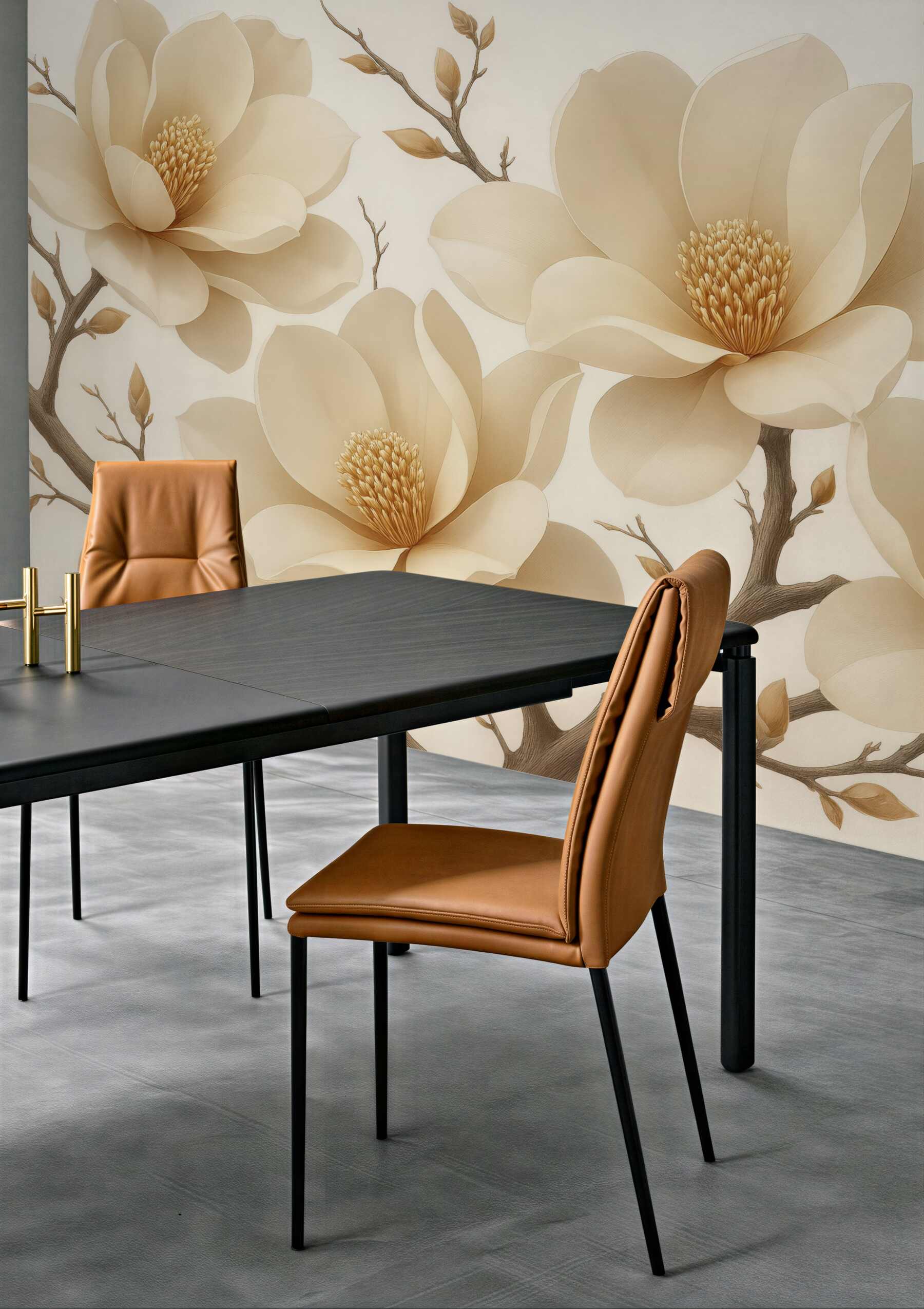 Fototapeta kremowe magnolie w subtelnej elegancji